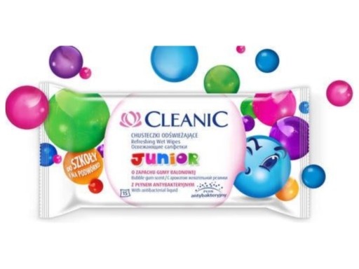 Cleanic Junior osviežujúce obrúsky 15 kusov
