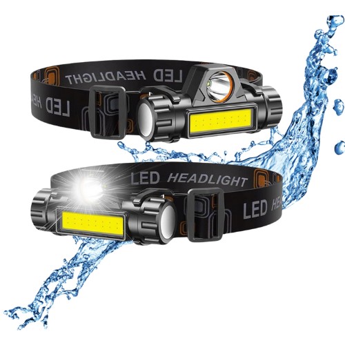 LED HLAVOVÁ LAMPA 4v1 MINI SVETLOMET S MAGNETOVOU BATÉRIOU NABÍJANIE cez USB