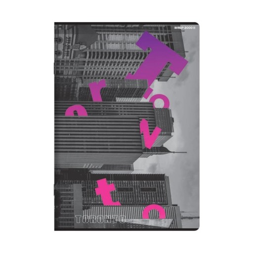 Top2000 notebook s mäkkým krytom Line A5 60K