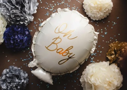 Bambuľka z hodvábneho papiera - PartyDeco - námornícka modrá 25 cm