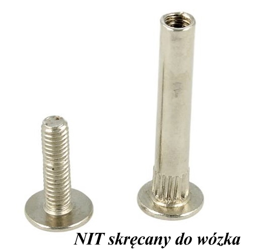 10x NIT na zoskrutkovanie detského kočíka. 25-35mm/5mm, na montáž trolejových prvkov