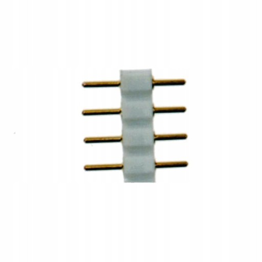 Konektor pre RGB LED pásik 4-pin samec, hrebeň, 1 ks