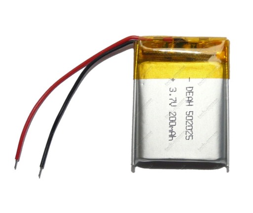 Nabíjateľná batéria Mp3 GPS RC 502025 200mAh