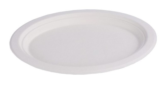 Taniere z cukrovej trstiny oválne biele 199x263mm 50 ks.