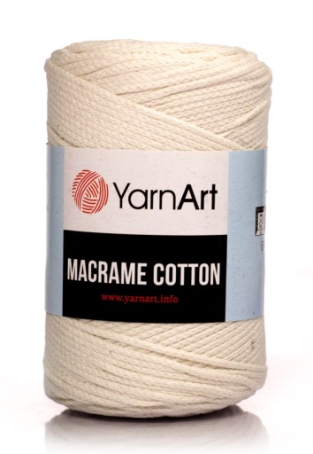 YarnArt MACRAME BAVLNA - ČÍSLO 752 ECRU