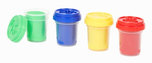 Sada hracieho cesta FUN DOUGH Bright rainbow 4x 55g