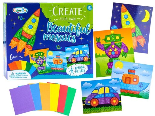 Kreatívna STICKER penová mozaika ZA2127