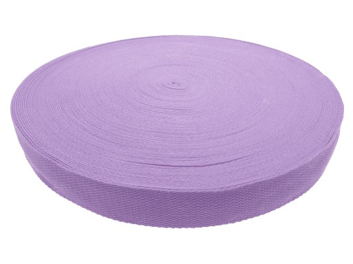 Prepravná páska 32 mm bavlnený popruh, fialová.