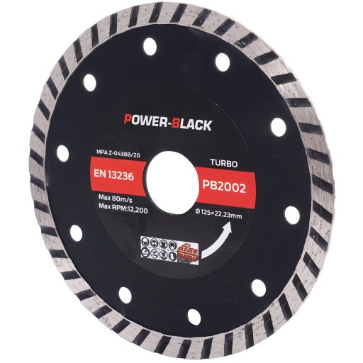 TURBO DIAMANTOVÝ KOTÚČ DO BETÓNOVEJ KOCKY 125 7,5MM