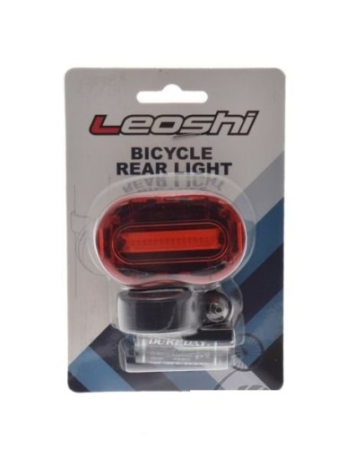 Leoshi LED COB zadné svetlo na bicykel 2xAAA