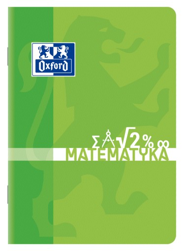 Tematický zošit Matematika A4 60 štvorcových listov MIX VZOROV Oxford