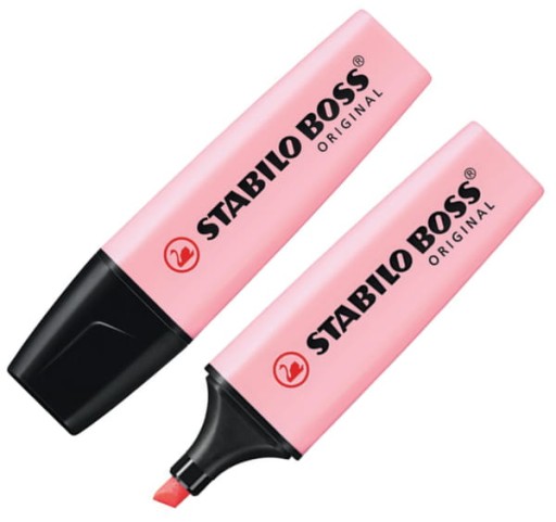 Stabilo Boss Original Pastel ružový zvýrazňovač