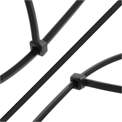 100x sťahovacie pásky Káblové pásky Zipsy 2,5 x 150 mm Silné UV sťahovacie pásky