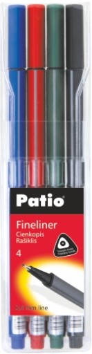 Trio Patio jemné linky, 4 kusy