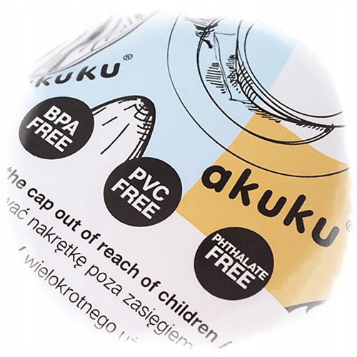 AKUKU opakovane použiteľné SACHETS tuba na jedlo 5 ks