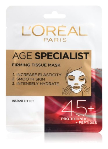 Spevňujúca hydratačná maska Loreal Age Expert