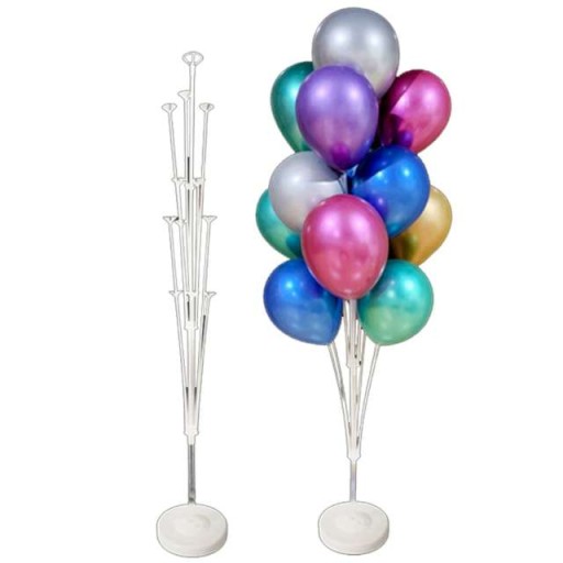 Stojan BALLOON RACK 13 palíc Dekorácia Svadobné prijímanie Narodeniny 130cm