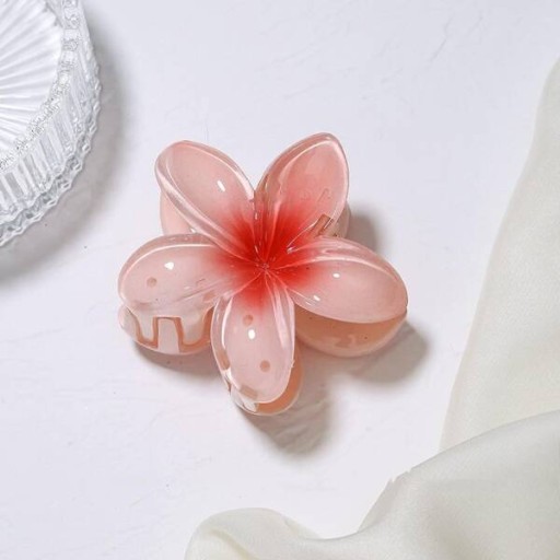 ECARLA spona do vlasov Flower Moana Ombre broskyňa SP269R