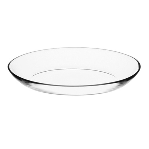PASABAHCE Pozvánka oválny sklenený tanier 28 cm