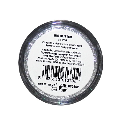MOON GLOW ECO SHAKER SILVER MAKEUP NA TVÁR, TELO, PERY - 5g