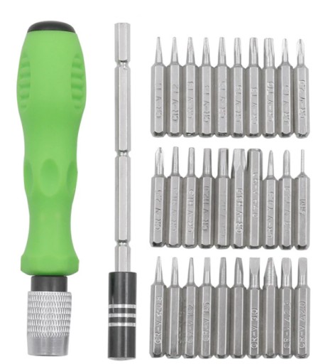 PRESNÉ SKRUTKOVAČE TORX 32V1 SET SKRUTKOVAČOV