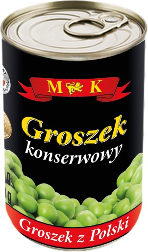 Konzervovaný hrášok 400g MK