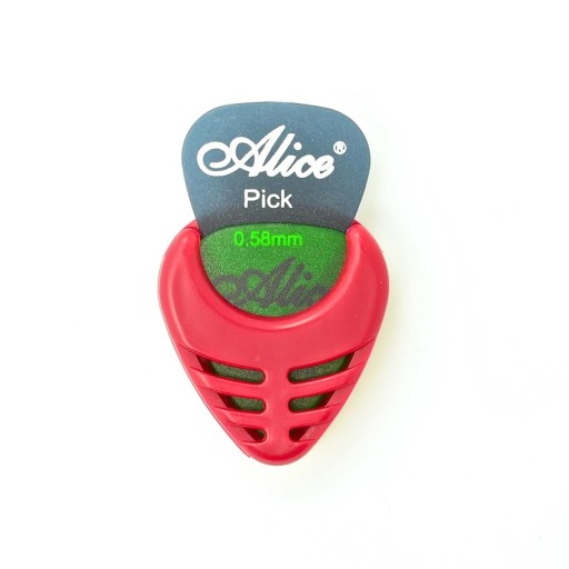 ALICE PICK HOLDER RED prelamované puzdro na trsátko na gitaru