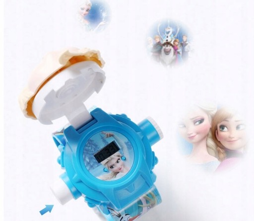 FROZEN hodinky Frozen led 3D DIGITAL WATCH s projektorom