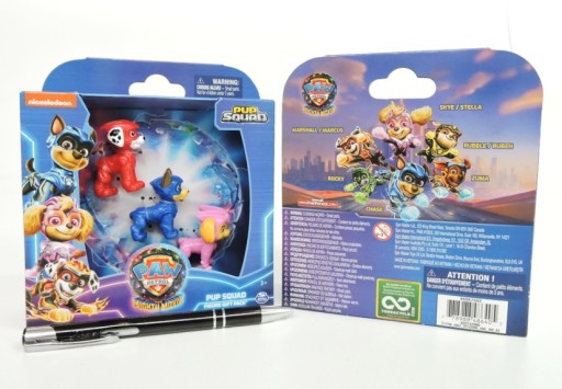 PAW PATROL THE MIGHTY MOVIE SKVELÁ FILMOVÁ SÚPRAVA 3 POSTAVIEK CHASE SKYE MARSHALL