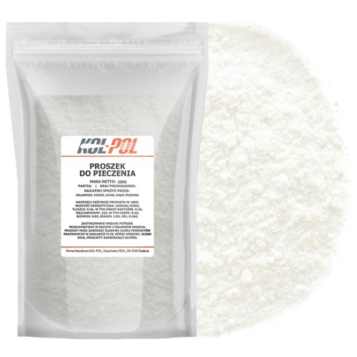 Prášok do pečiva 200g Natural na pečenie | Kol-Pol