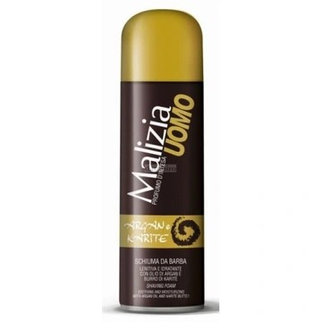 Pena na holenie Malizia Schiuma Barba Argan/Karite 300ml dovoz