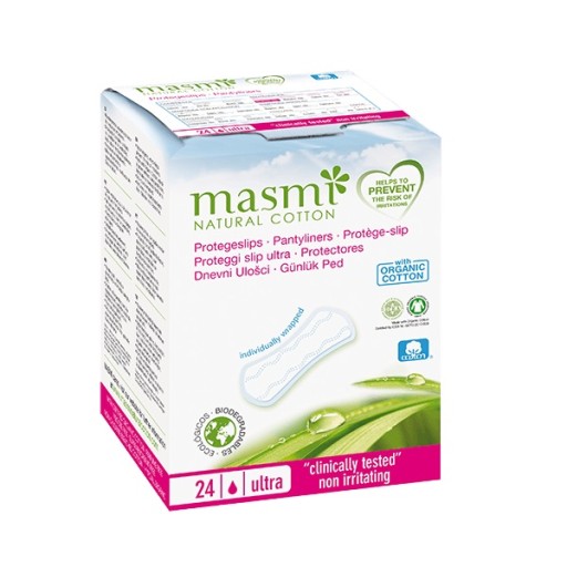 Masmi 100% BIO ultratenké hygienické vložky. 24 ks