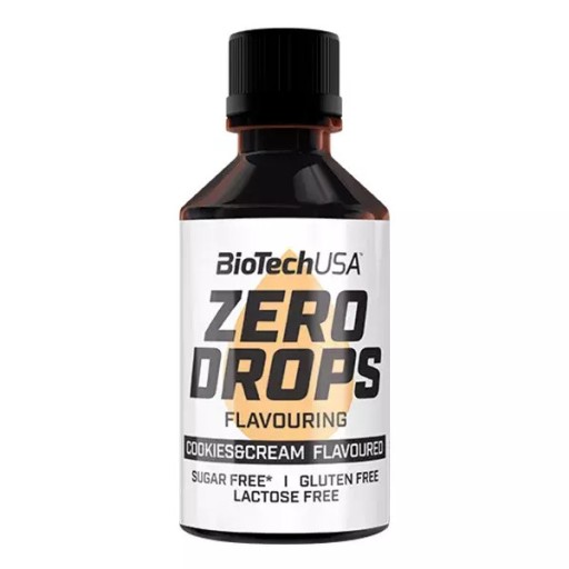 BIOTECH ZERO DROPS Kvapky s príchuťou BEZ LAKTÓZY A LEPKU 50 ml