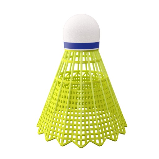 Sada 3x nylonových badmintonových loptičiek LED Set Solid