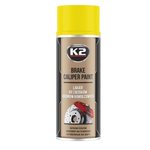 Žltá farba na brzdové strmene 400ml
