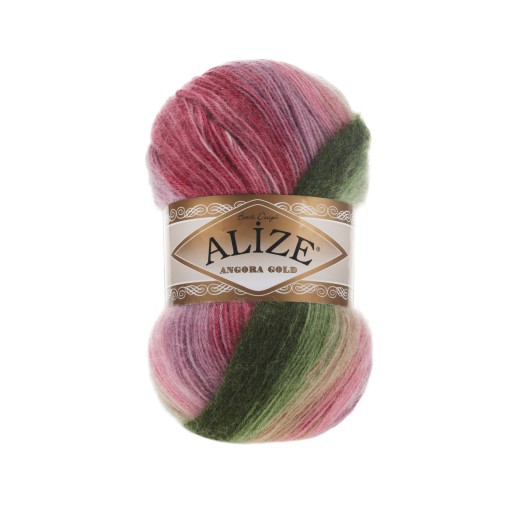 Batiková priadza Angora Gold - 2527 Alize