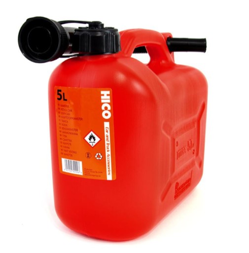 HICO PLASTOVÁ KANISTRA PALIVA + 5L lievik