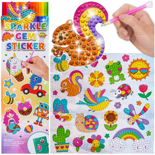 Maľba DIAMANTOVÁ VÝŠIVKA Samolepky Scrapbook Mosaic 5D DIAMANTOVÁ NÁLEPKA