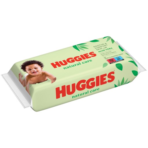 HUGGIES Natural Care vlhčené obrúsky 56 ks