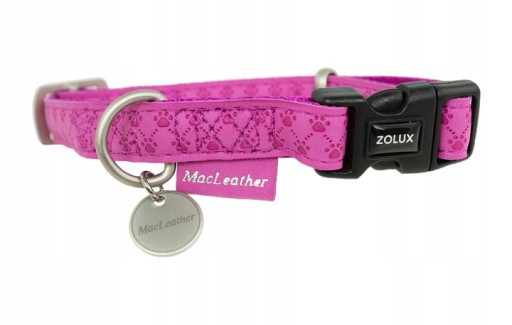ZOLUX MAC KOŽENÁ PÁSKA GOLIEROVÁ 10mm FUCHSIA