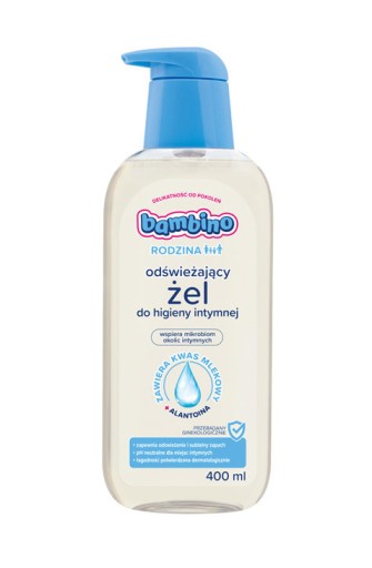Osviežujúci gél pre intímnu hygienu BAMBINO FAMILY ALANTOIN KYSELINA MLIEČNA