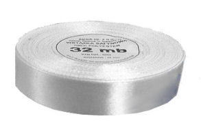 Saténová stuha 12mm 32m 8002 Biela
