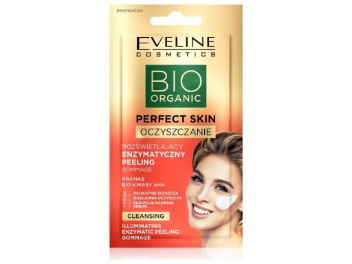 Eveline Bio Organic Perfect Skin Rozjasňujúci enzymatický peeling s bio