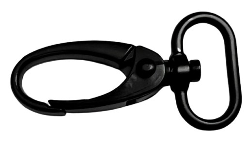 Kovová karabína 20 mm CRAB Matte Black