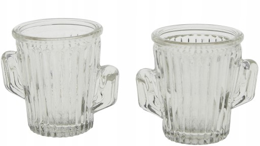 CACTI SKLENENÉ POHÁRE NA VODKU 50ML 2 KS