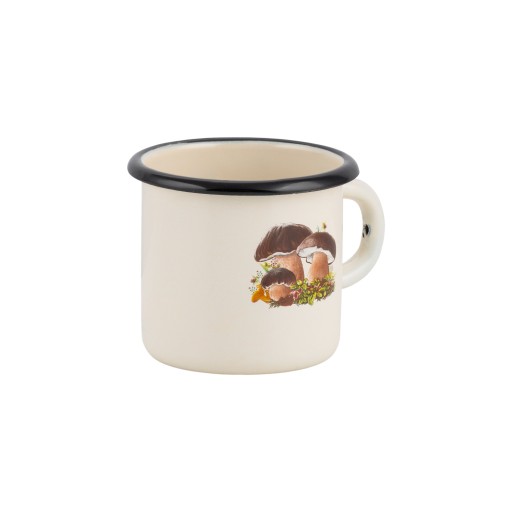 HRNČEK SMALTOVANÝ 400ML HRNIEC NA HUBOVÉ MLIEČKO 8CM