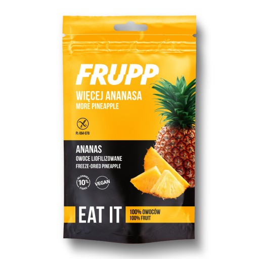 Lyofilizované OVOCIE FRUPP Ananas Celiko