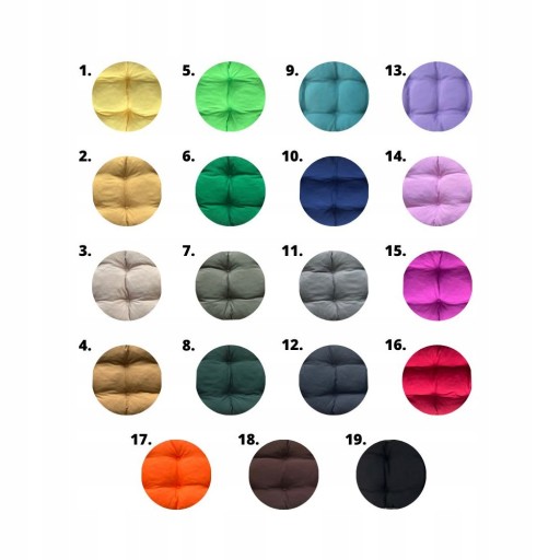 Podsedák na stoličku taburetka 35cm OLIVE CIRCLE