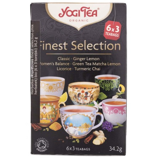 Organický čajový set Finest Selection 34,2 g Yogi Tea
