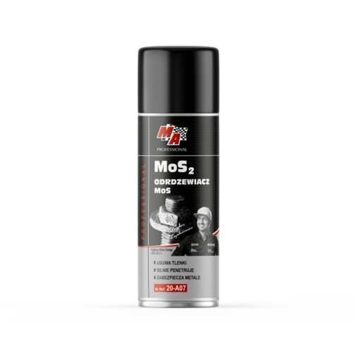20-A07/AMT AEROSOL NA ODSTRAŇOVANIE HRDZE 400ML S MOS2 MAZA/CHRÁNI/MA